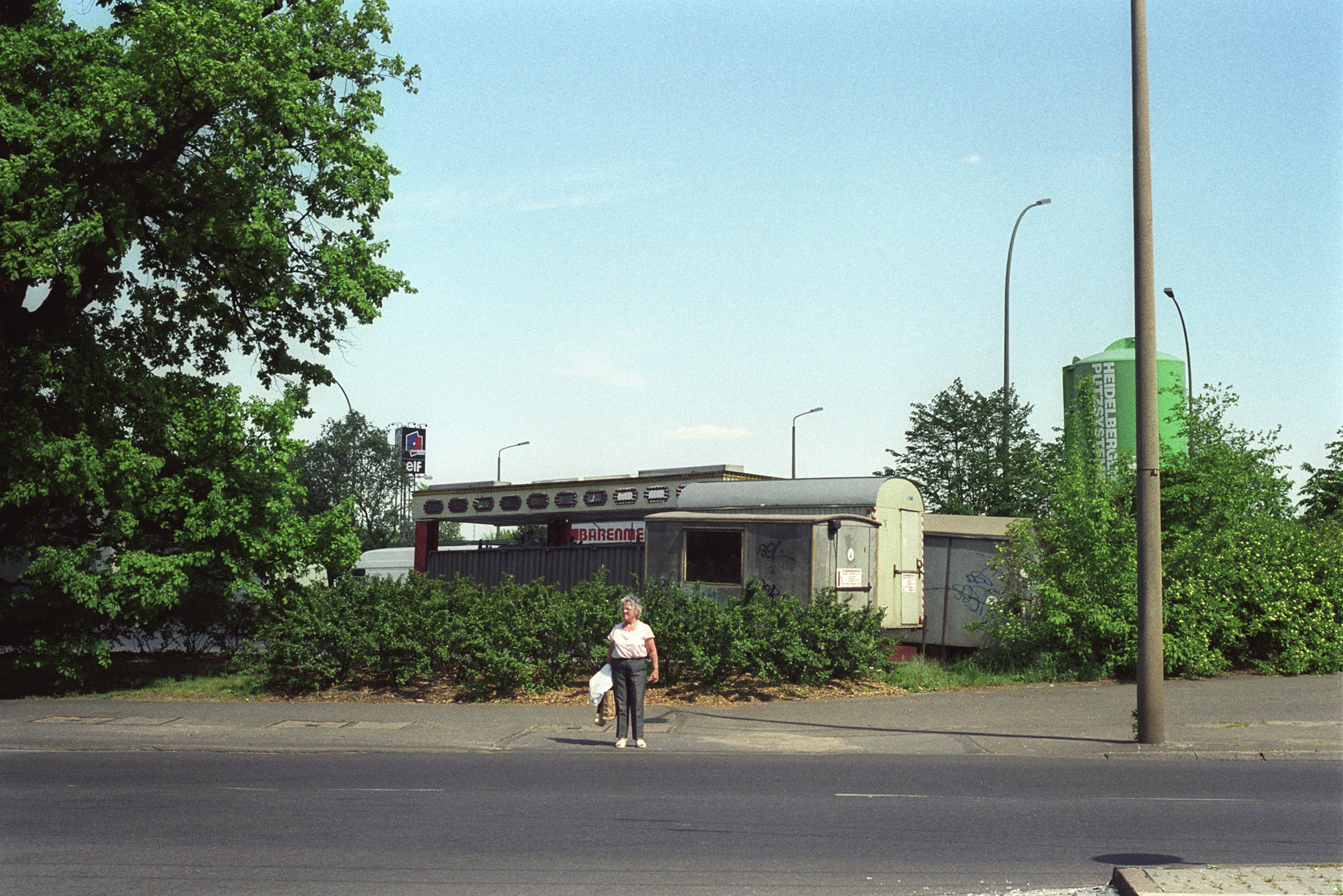 5 Versions of a Woman Being Interrupted from Crossing a Street