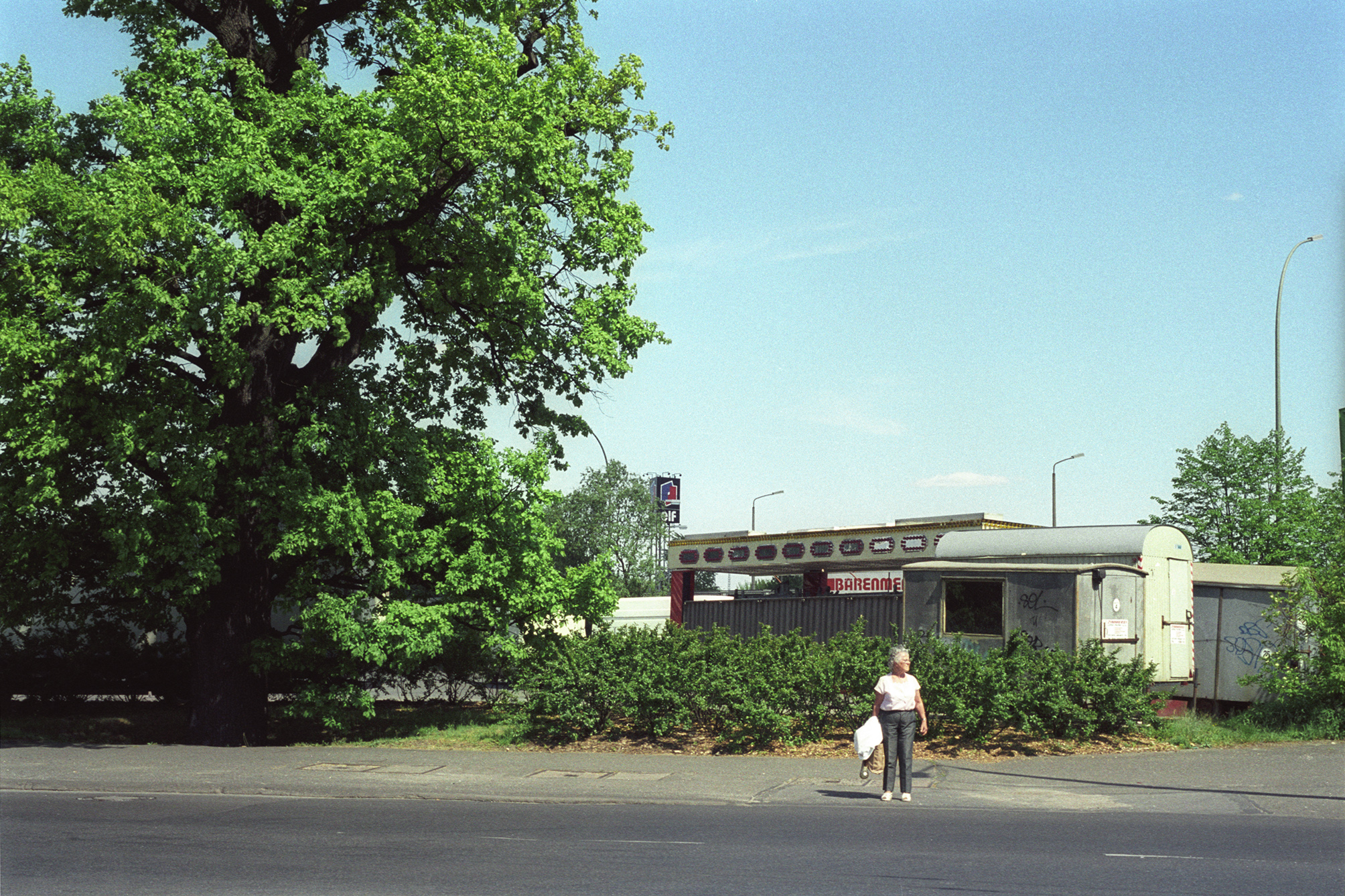 5 Versions of a Woman Being Interrupted from Crossing a Street