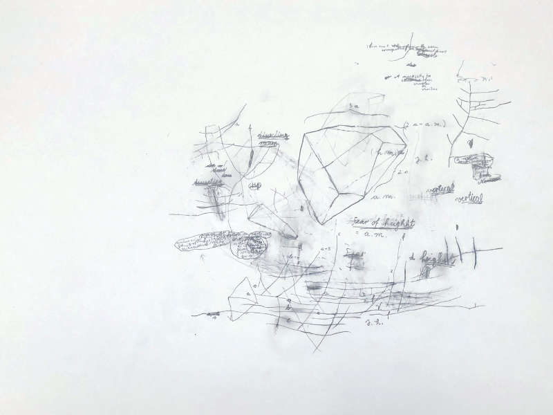 Fear of heights = a.m.