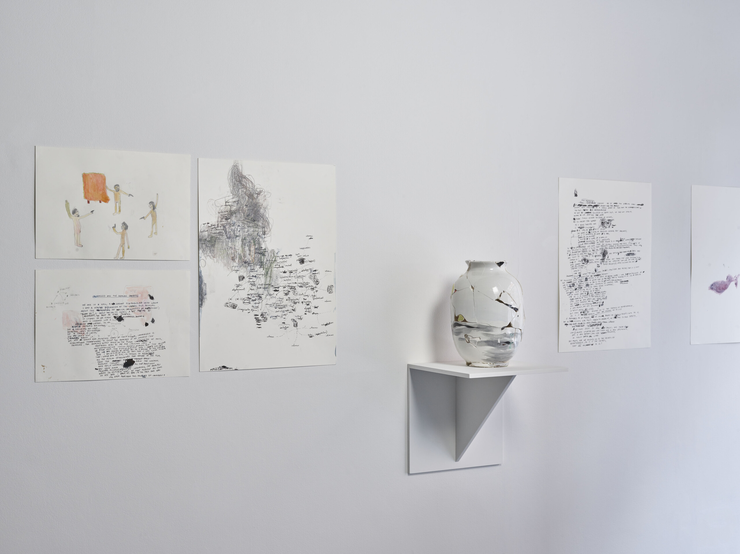 Halb Nackt (installation view)