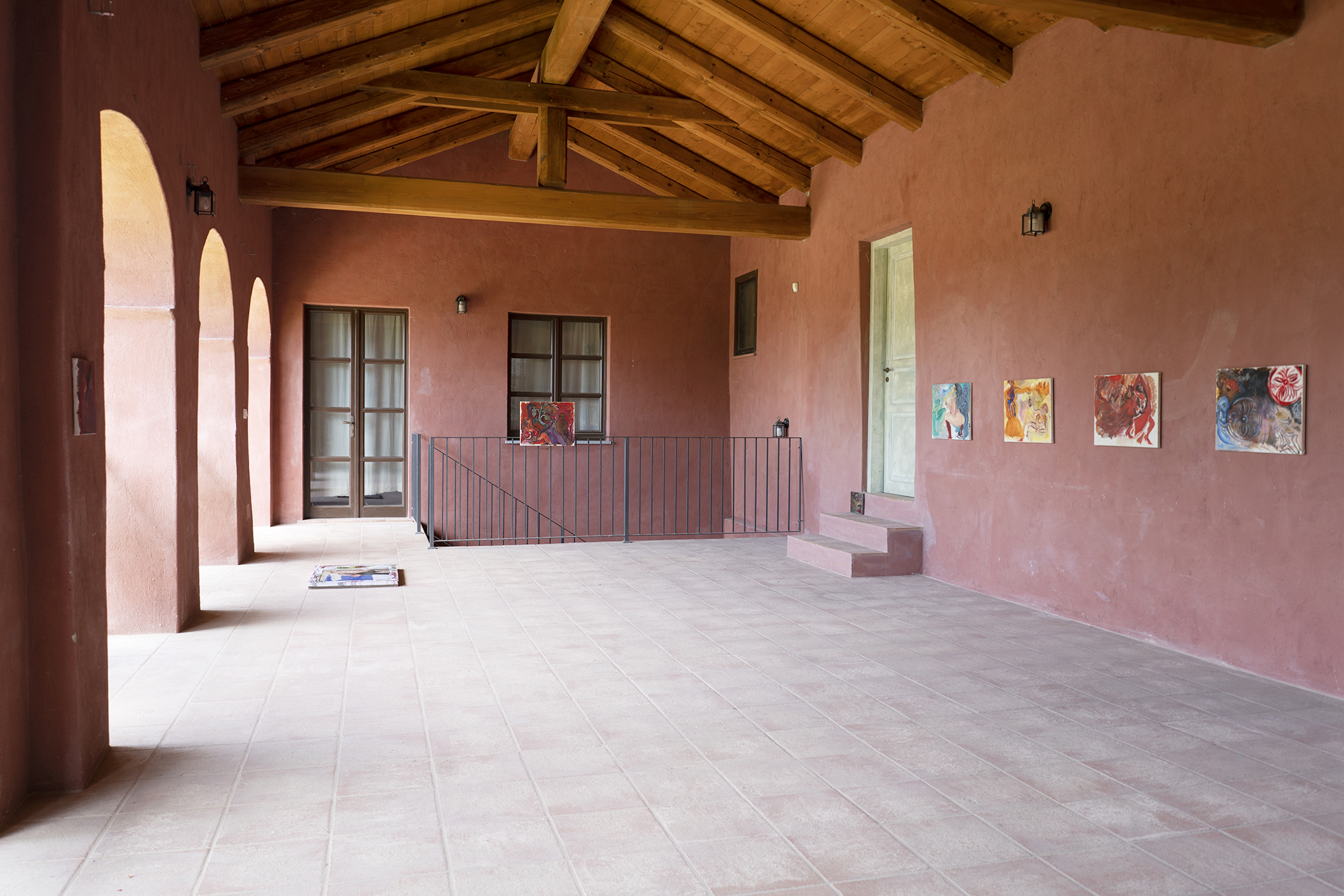 Charlott Weise, Notes on Wine installation view
