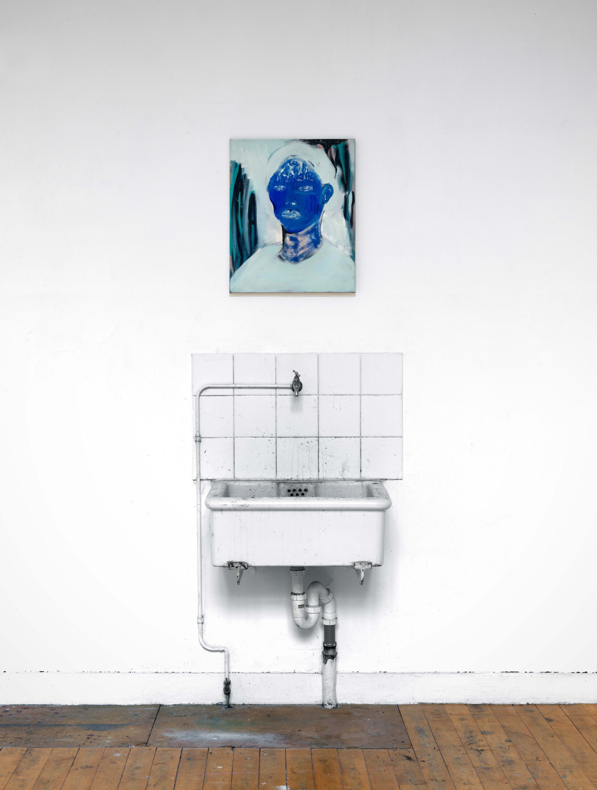 Self-portrait (blue)