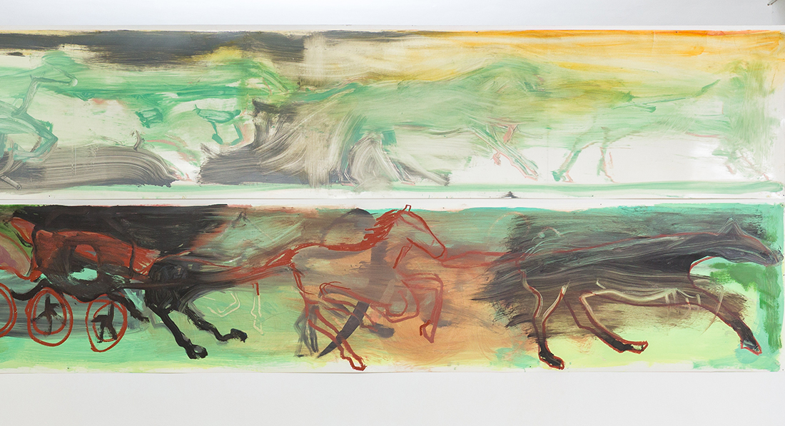 Galloping Leg Study (1 + 2) (detail)