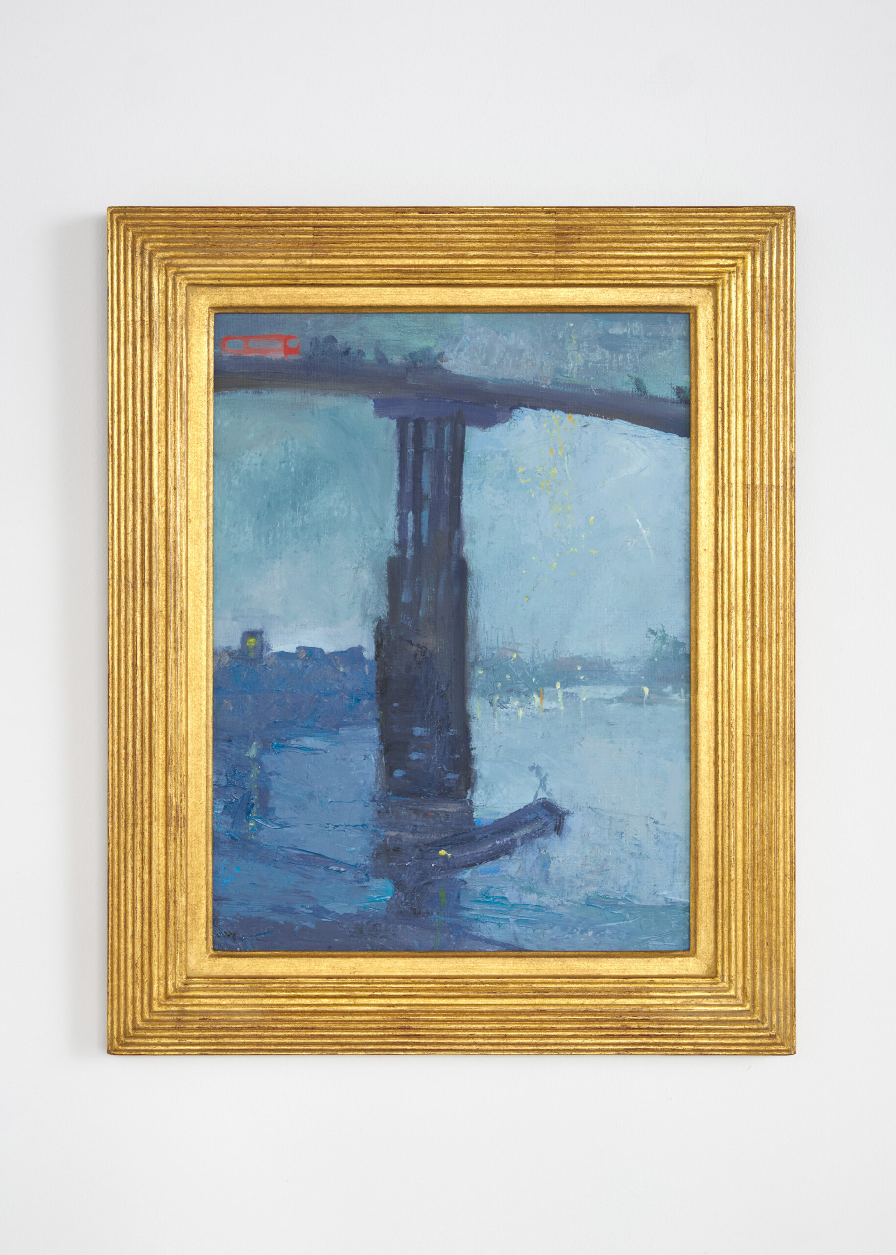 Nocturne, blue and gold and Chinese vermillion