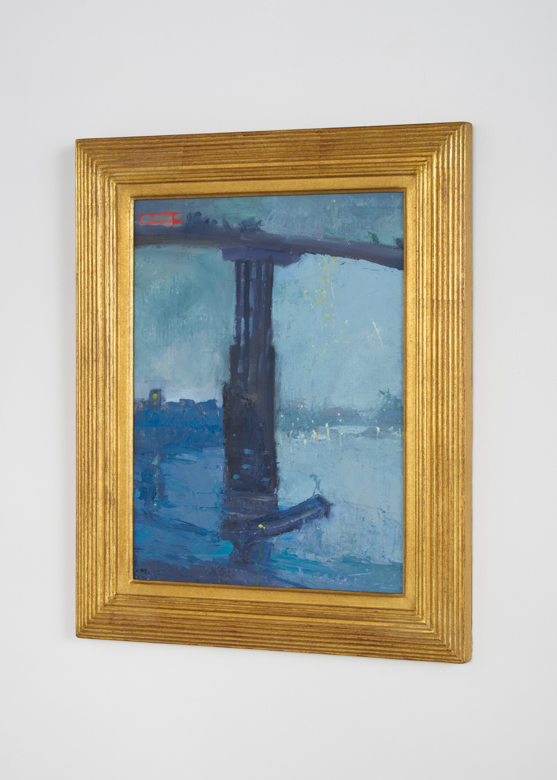 Nocturne, blue and gold and Chinese vermillion